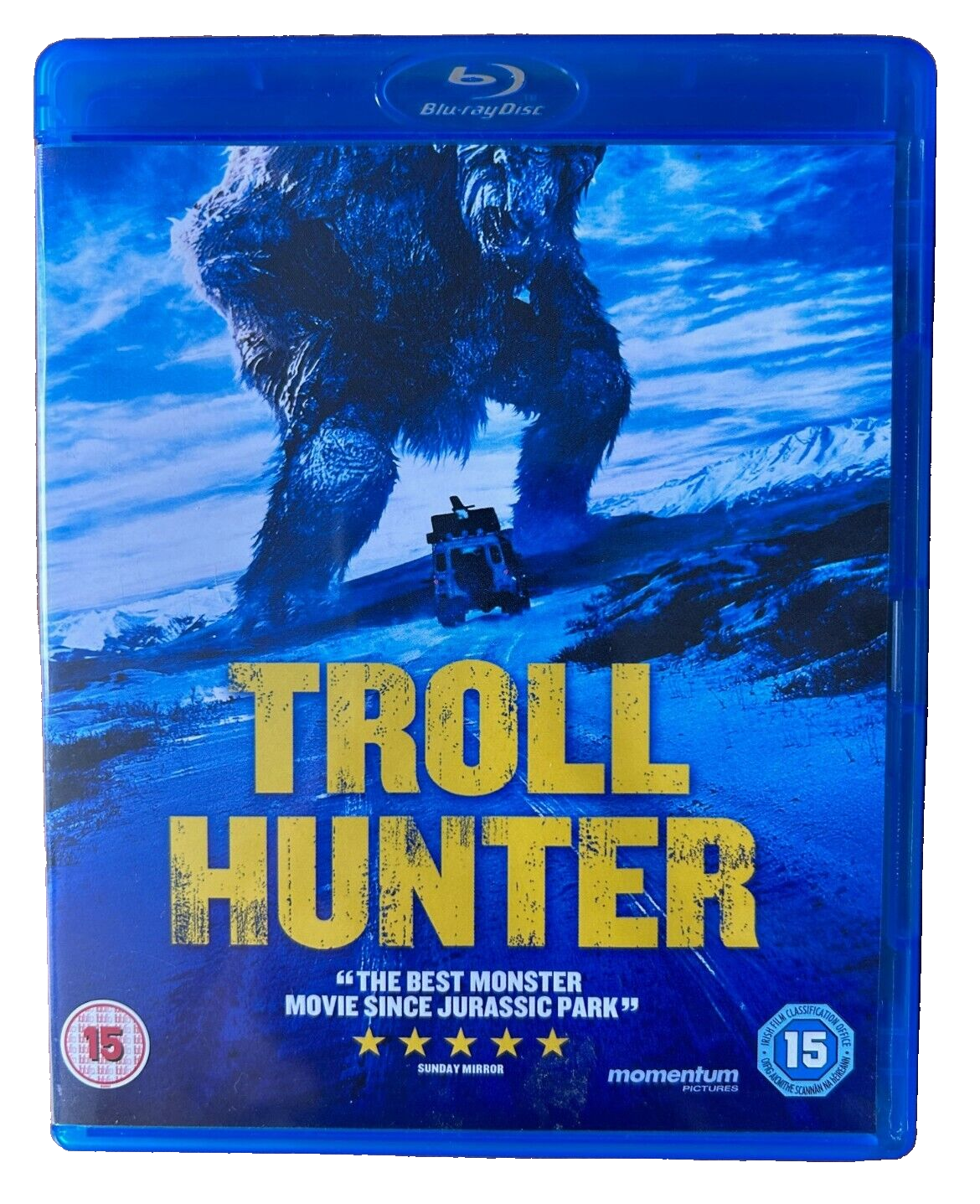 Troll Hunter Blu Ray Disc + Survival Guide + Unopened Troll Trumps - Region B