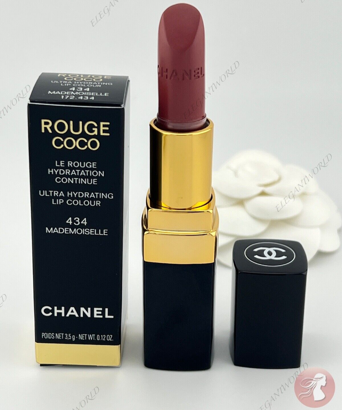 口紅 CHANEL ROUGE COCO 434 Mademoiselle Chanel Rouge Coco Ultra Hydrating Lip Colour 434