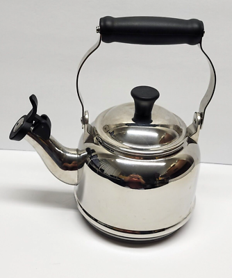 Le creuset stainless steel kettle sales