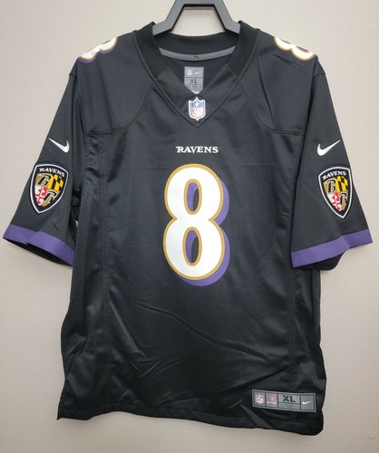 Nike Baltimore Ravens Lamar Jackson #8 Black Speed Machine