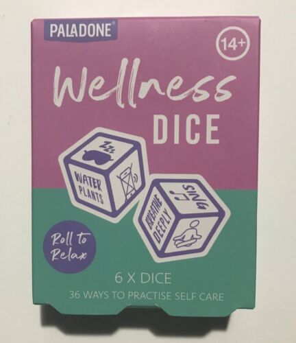 Paladone Wellness Dice 36 Ways To Practice Self Care Roll To Relax NEW