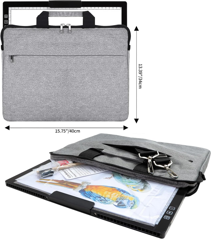 Rechargeable A4 Light Box with Padded Case,led Light pad with Built-in Stand & C