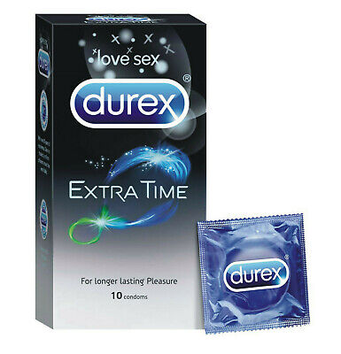 Durex Condoms For Extra Time love sex with long lasting pleasure 10- 100 pcs