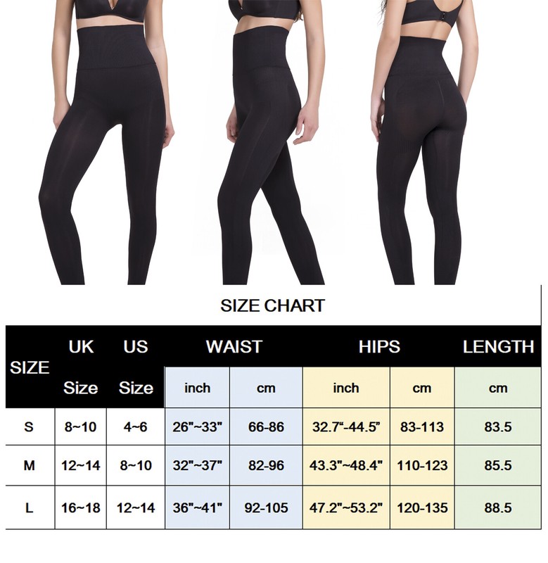 Womens Anti Cellulite High Waist Compression Leggings Pants Slimming Body Shaper