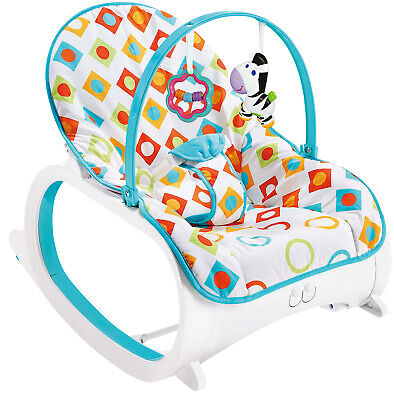 Luxe Baby Rocker Modern Stylish Bouncer Chair With Soothing Music & Vibrations
