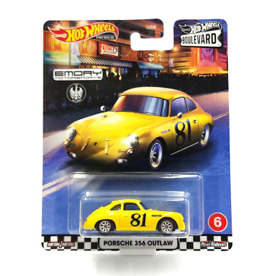Hot Wheels Premium Boulevard Series 2 No. 6 Porsche 356 Outlaw Diecast Car New
