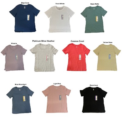 

Женская футболка Super-Soft Essential с круглым вырезом свободного кроя от Members Mark