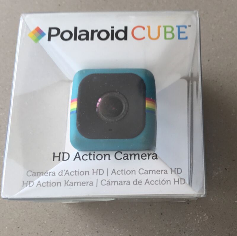 Polaroid Cube Action Camera Blue See Notes