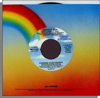 ジャマイカ7” Mr Lonely Man Baby I Love You NONE Big Sax Records /00080 Howard Huntsberry - Married Men Get Lonely Too +