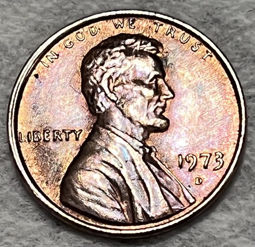 1973 P アメリカ セント ダブルデート / American DDO 1973-P Lincoln Memorial penny high DDO Doubled Die Obverse