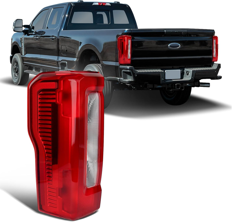 Left Driver Side Tail Lights for 2023 2024 2025 Ford F250 F350 Super Duty
