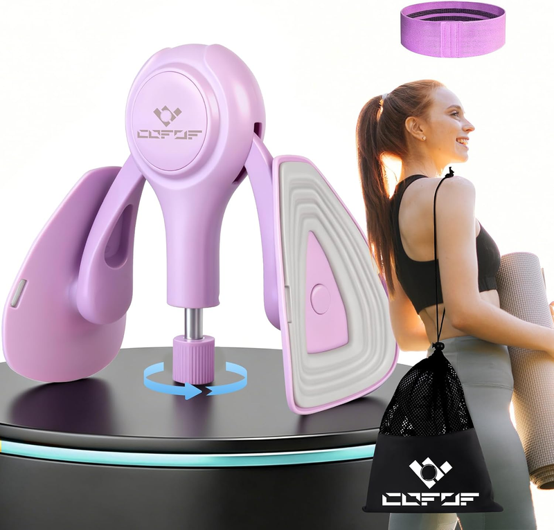 Thigh Trainer, 15-70Lb Adjustable Inner Thigh Trainer Exerciser for Women