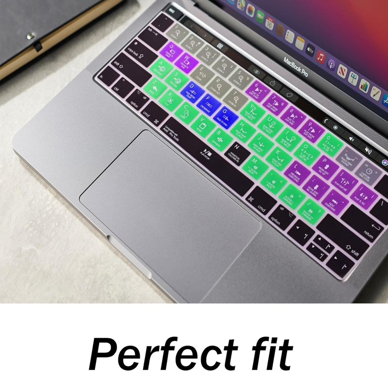 Avid Pro Tools Shortcuts Hotkey Keyboard Cover for M1 M2 Macbook Pro Touch Bar 1