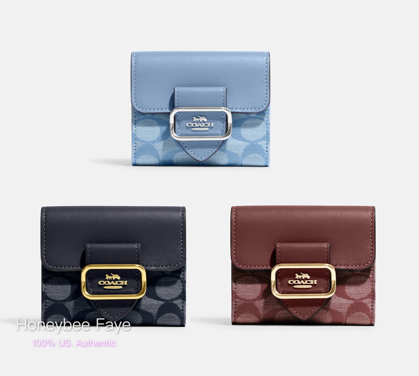 ☆セール☆Coach(コーチ) Small Morgan Wallet IME7V Coach Women's bi-fold CF472 IME7V SMALL MORGAN WALLET