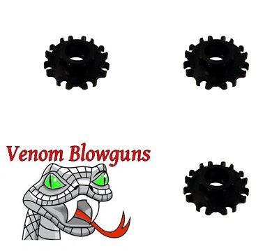 3 - .50 cal Spike or Super Stunner Dart Blowgun Quivers by Venom Blowguns 