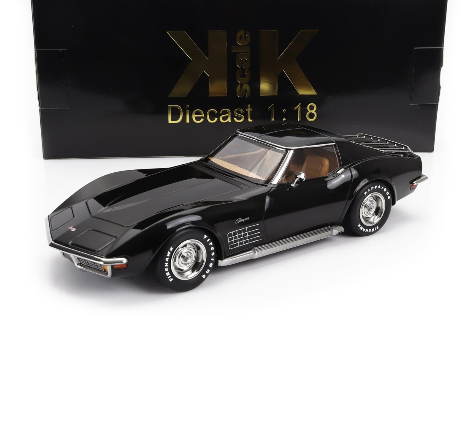 1/18ミニカー　CHEVROLET CORVETTE C3 1/18 Norev 1969 Chevrolet Corvette C3 (Silver Metallic