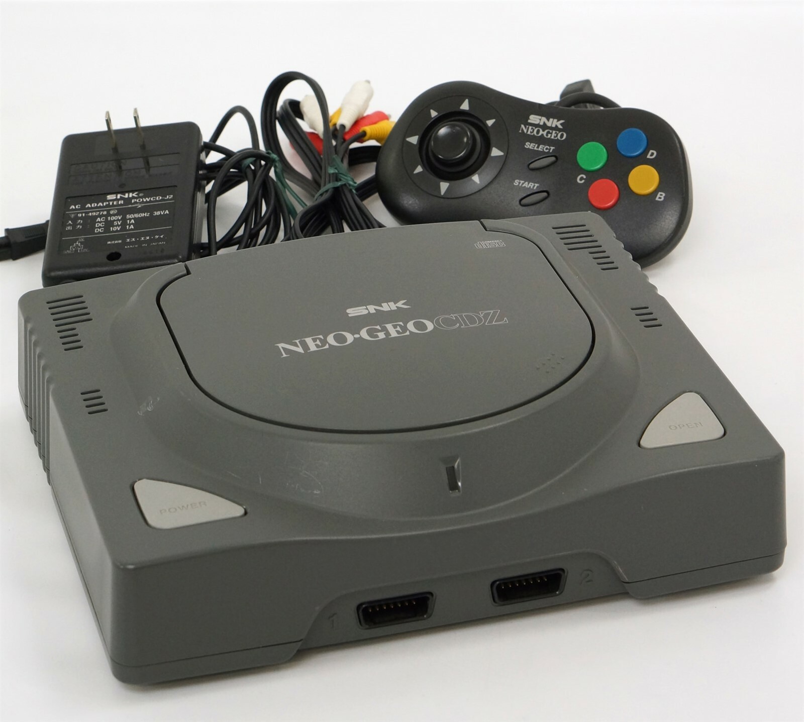 NEOGEO ネオジオ CDZ セット + コントローラー 2個 +