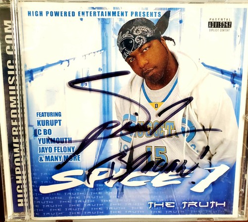 洋楽 G-Rap  Scattered Pieces CDS Spice 1 The Truth CD Rare O.O.P. Bay Area Rap (Autograph
