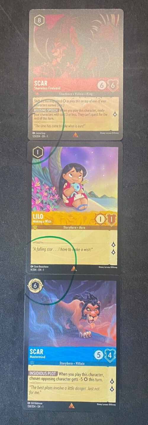 Lorcana TCG - Disney - Misprint Error Quality Control
