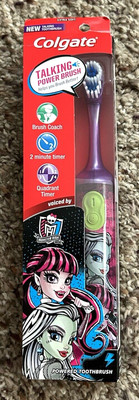 RARE Colgate Talking MONSTER HIGH Draculaura Frankie Stein Power Toothbrush NEW