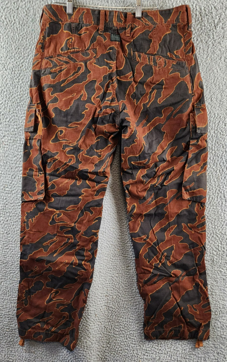 G-Star Raw Printed Straight-Fit Cargo Pants Men's 33/32 Rodeo Island Button Zip - Picture 15 of 18