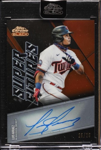 2021 Topps Chrome Black - Luis Arraez #SFA-LA