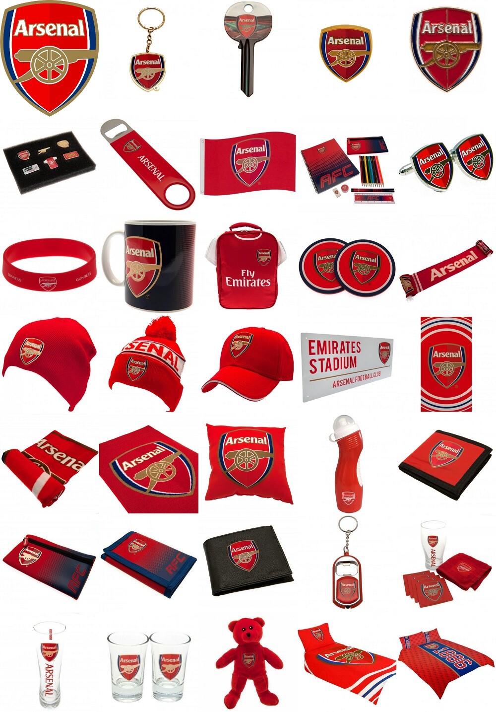 arsenal football club merchandise