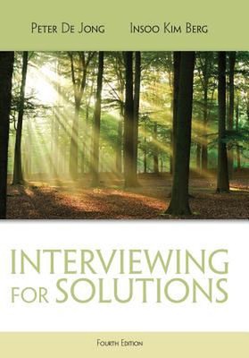 Interviewing for Solutions 4th Edition by Peter De Jong (English) Paperback Book