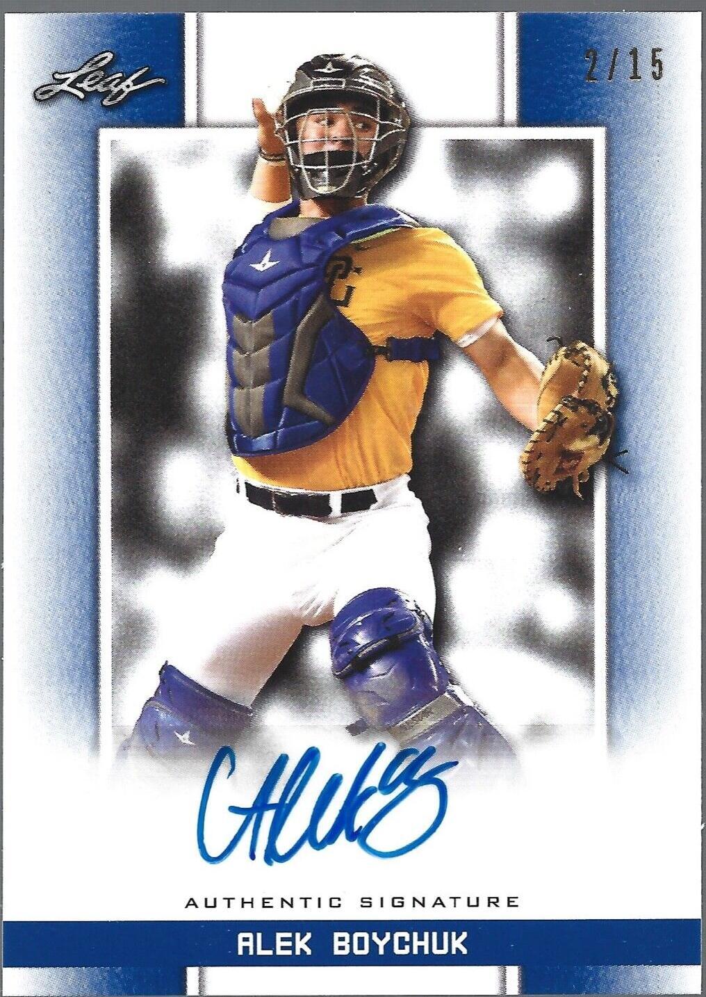 2019 Leaf Perfect Game National Showcase - Alek Boychuk #BA-AB1