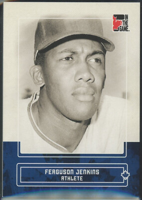 2011 In The Game Canadiana Ferguson Jenkins Blue Parallel /50 Chicago Cubs #27