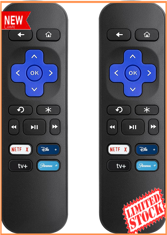 Control Compatible W Roku Express, Box, Player, Premier
