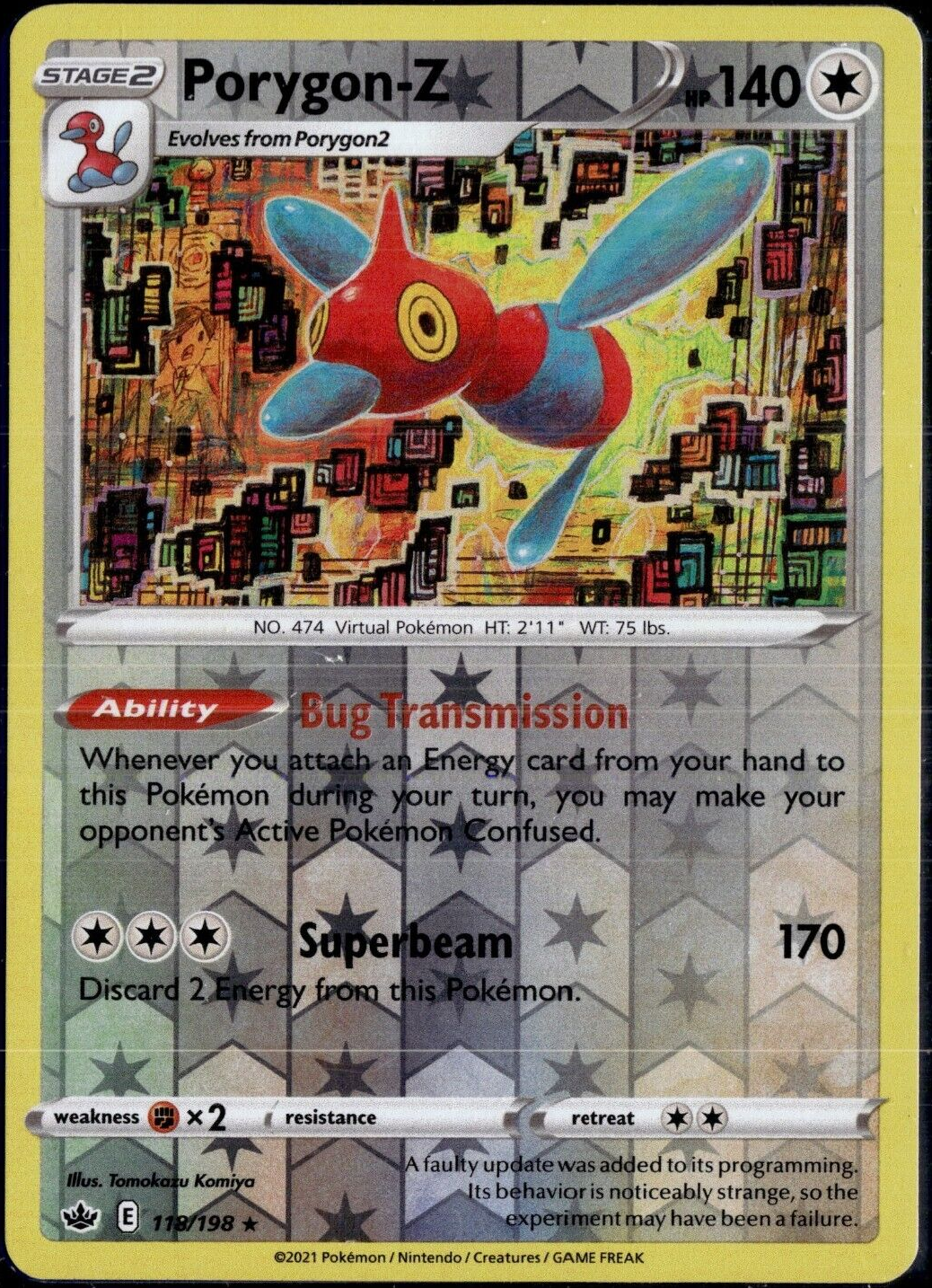 Porygon-Z 118/198 Reverse Holo Pokemon TCG Pokemon | eBay
