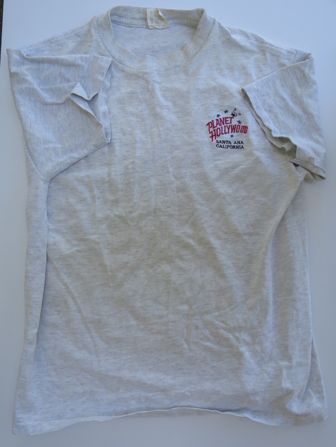 Planet Hollywood (Santa Ana, California) Grey Logo Shirt T