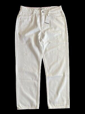 Womens Designer Tommy Hilfiger x Gigi Hadid Limited Cropped Classic Jeans W32 Ck
