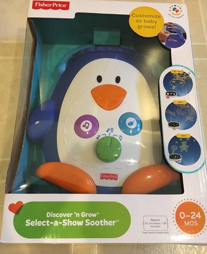 Fisher-Price Discover 'n Grow Select A Show Soother Penguin Music Projection New