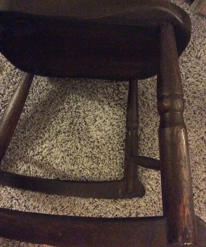 Antique nursing rocker wood sewing rocker chair From 1800’s