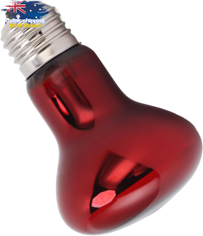 50W Reptile Heat Lamp Bulb UVA Day/Night Light for Bearded Dragon, Lizard