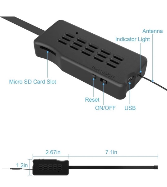 Hidden Camera Spy mini Camera WiFi Wireless Micro Camera with Motion Detection - Image 3