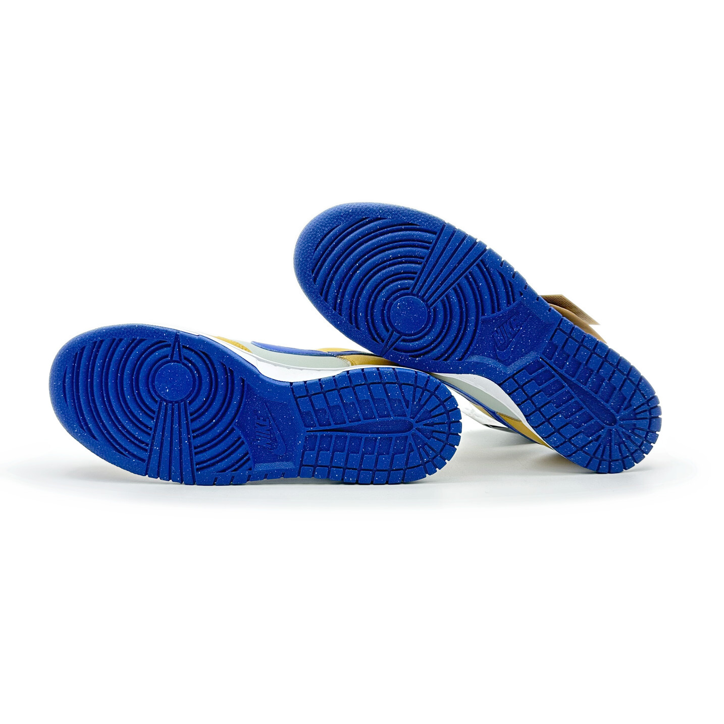 Pre-owned Nike Dn1431-700  Dunk Low Next Nature Wheat Gold Yellow Blue Royal (women's)