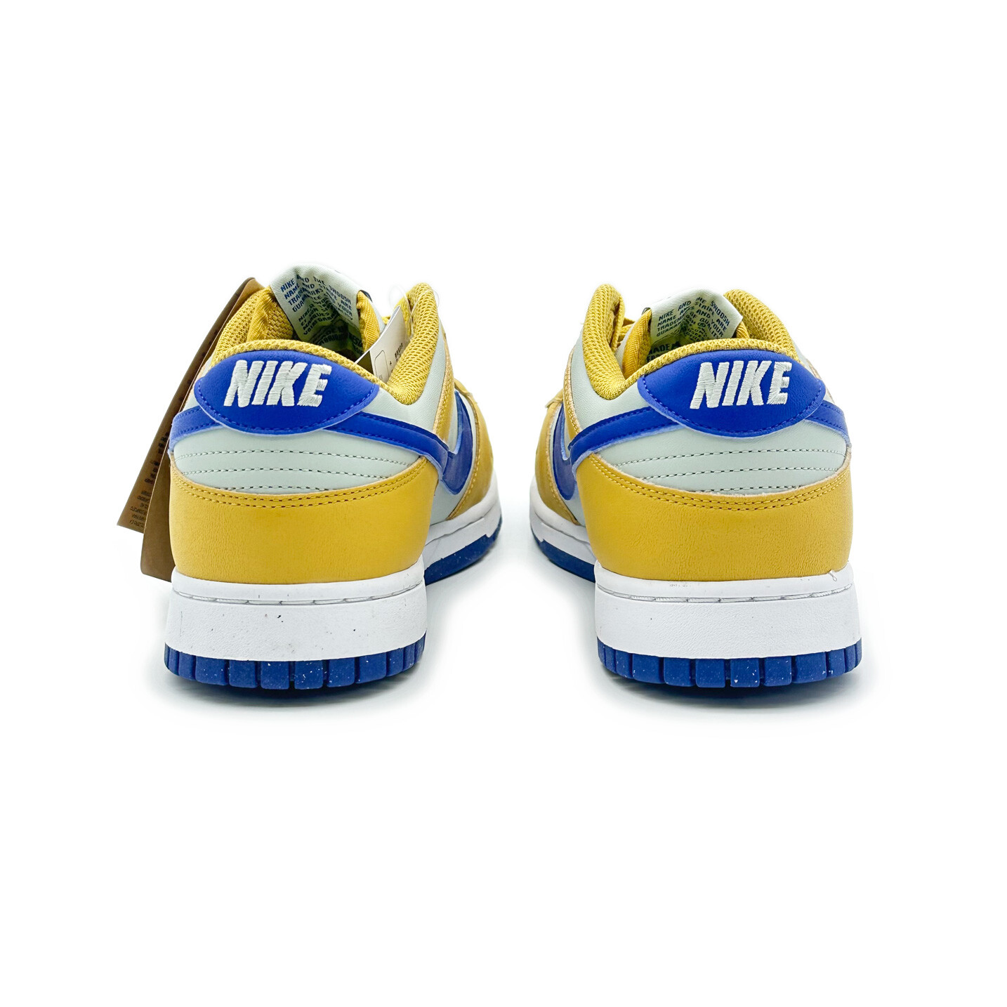 Pre-owned Nike Dn1431-700  Dunk Low Next Nature Wheat Gold Yellow Blue Royal (women's)