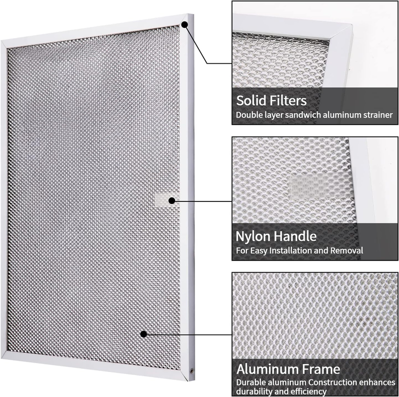 BPS1FA30 Range Hood Filter 11-3/4"X 14-1/4"X 3/8" for 30-Inch Broan Nutone QS1 W