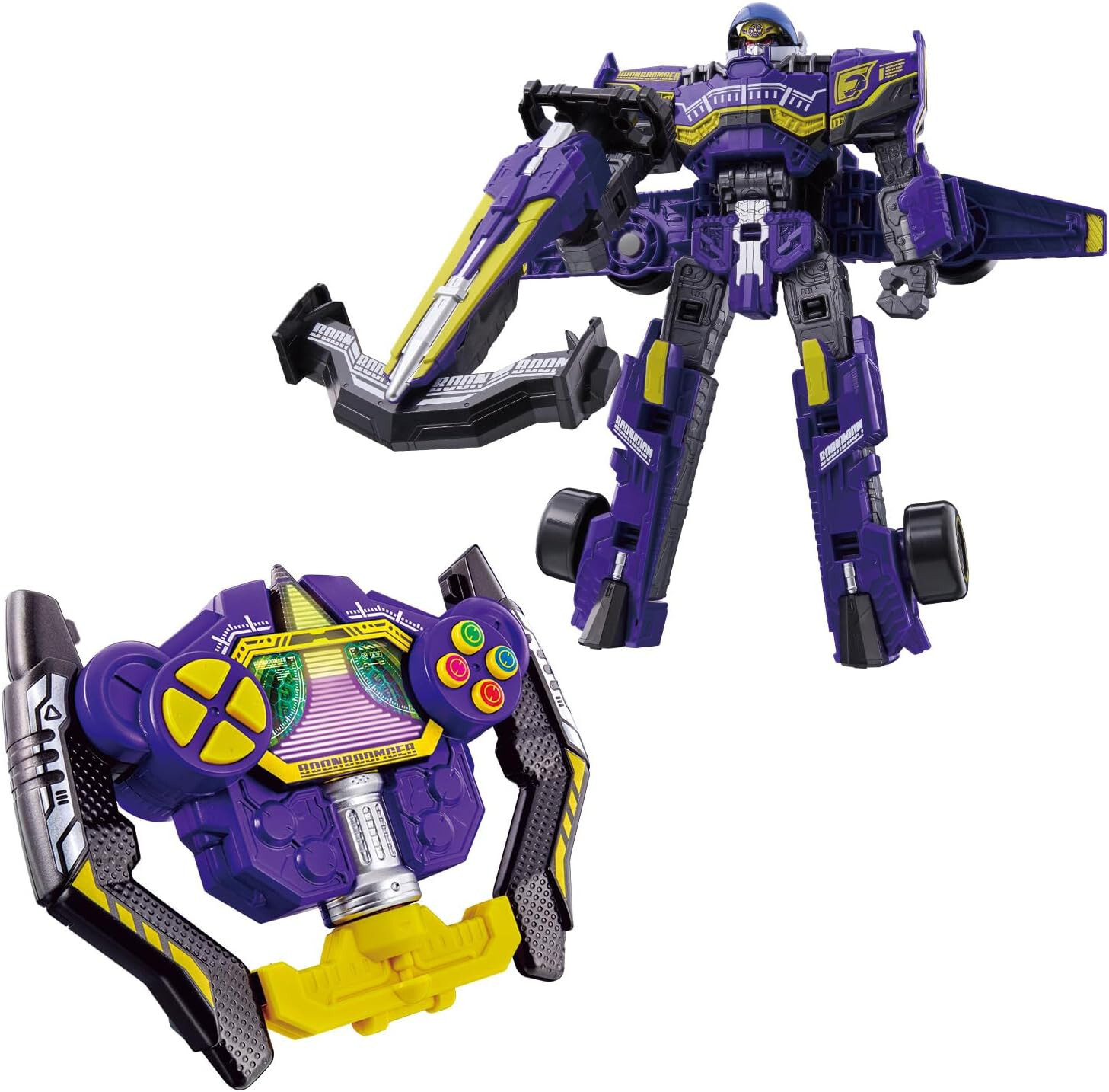 BANDAI Boonboomger DX Byun Byun Mach Robo & Boonboom