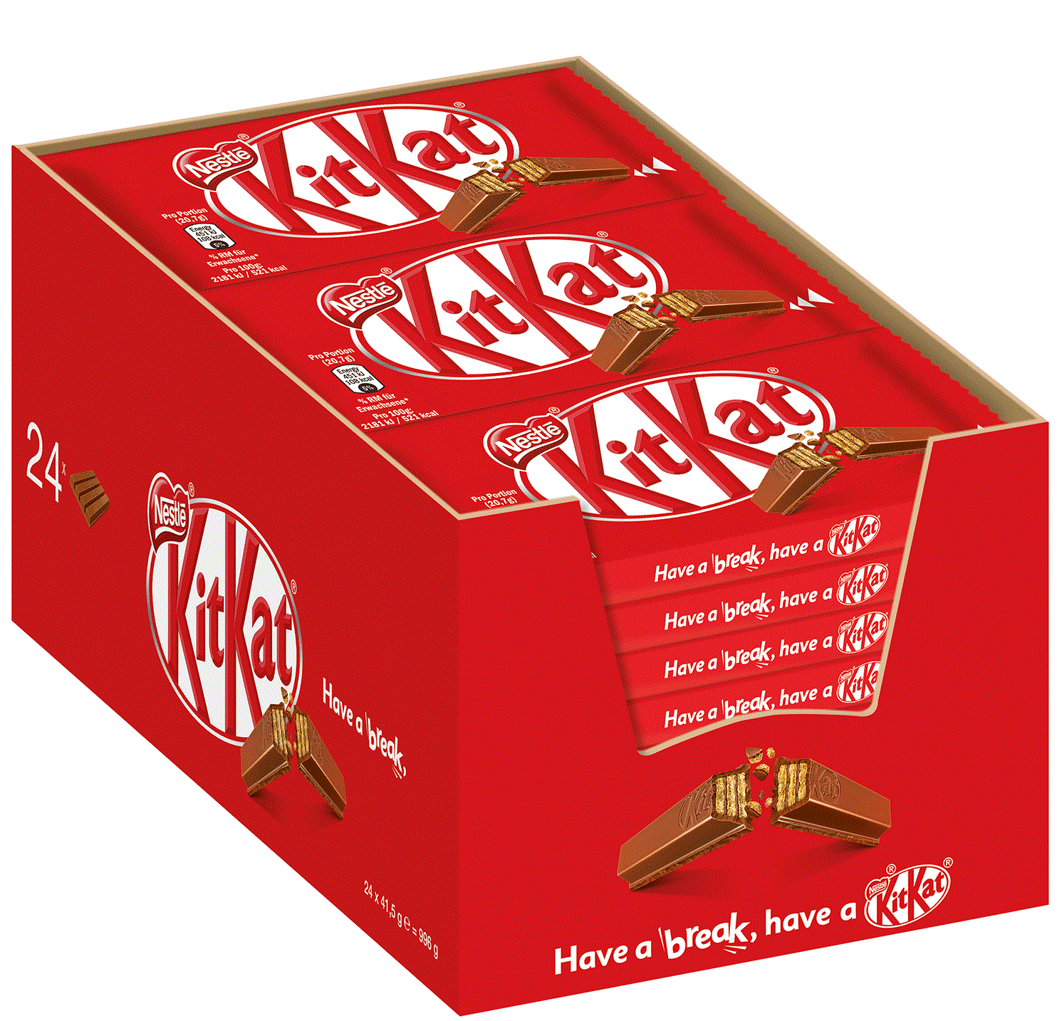 Nestle KitKat - Schokoriegel - 24 Riegel