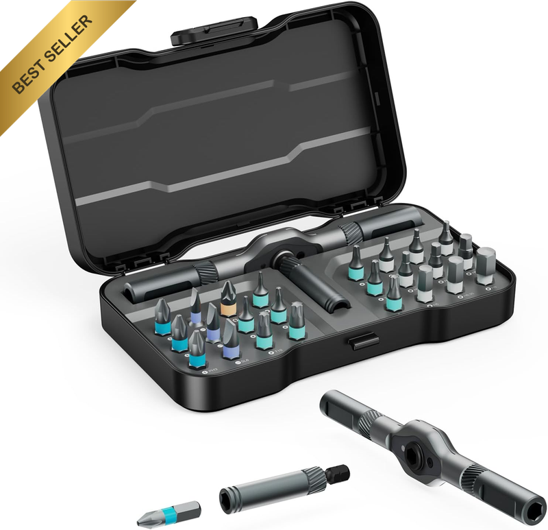 24 in 1 Magnetic Screwdriver Set, Ratchet Screwdriver Kit, Precision Repair Tool