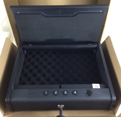 PINEWORLD Gun Safe Biometric Smart Safe for Handgun Smart Quick Access Hand Gun