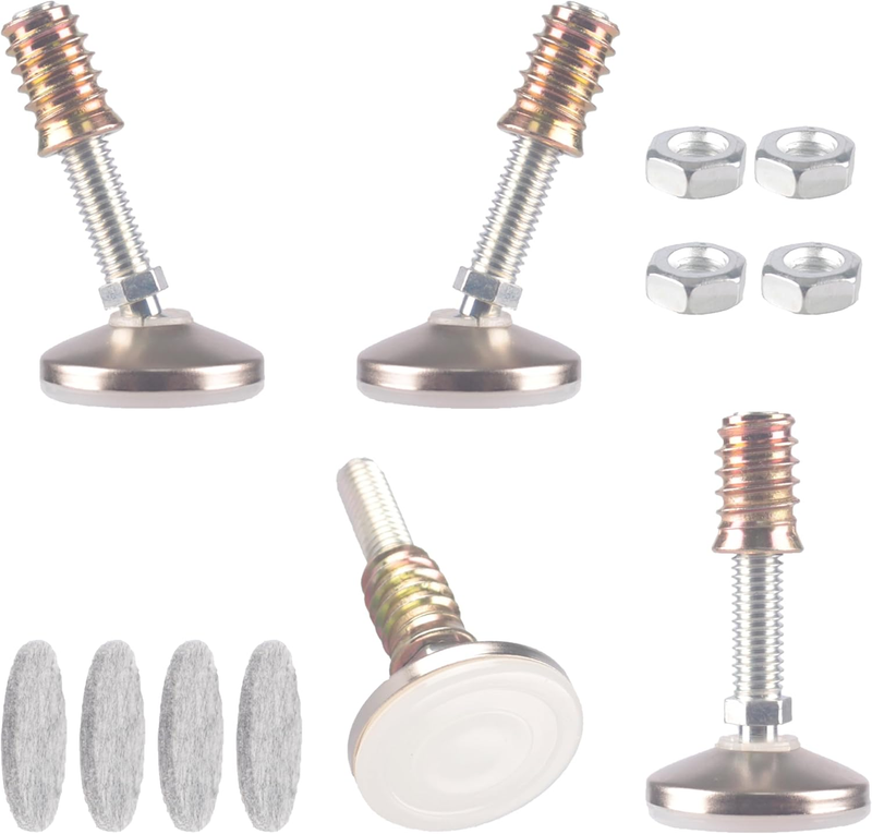 Leveling Legs 3/8-16 Nut Inserts Kits for Furniture Table Chair Cabinet Sofa