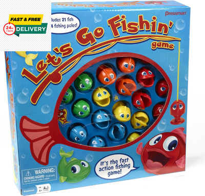 Let'S Go Fishin' Game by  - the Original Fast-Action Fishing Game!, 1-4 Players