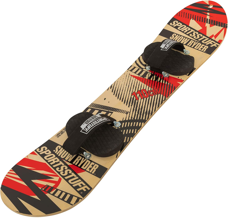 Sportsstuff Snow Ryder, Hardwood Snowboard, Perfect for Beginners and Backyard F