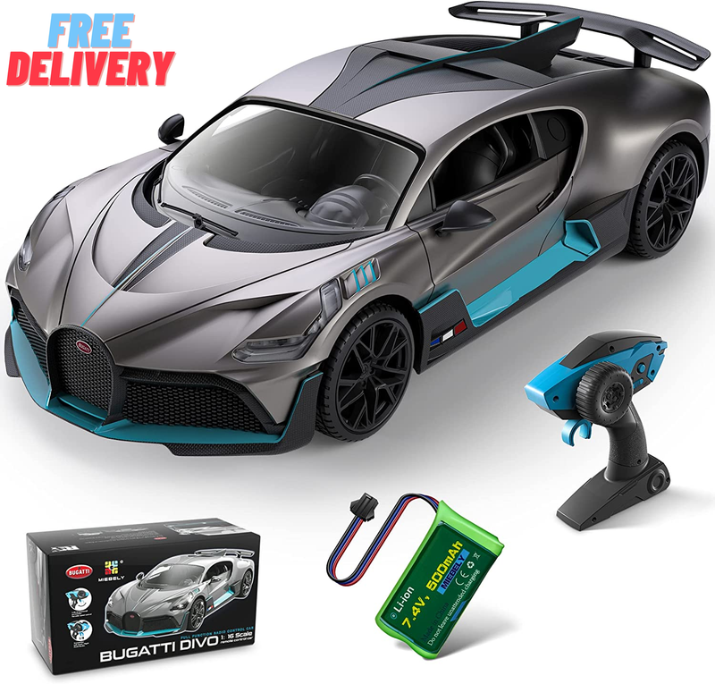 , Bugatti Divo 1/16 Scale Rc Cars 12km/h, 2.4ghz Licen