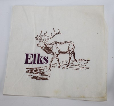 27 Vtg MCM Cocktail Napkins Souvenir Bar Bay City MI Inn Hotel Elks Candlelite